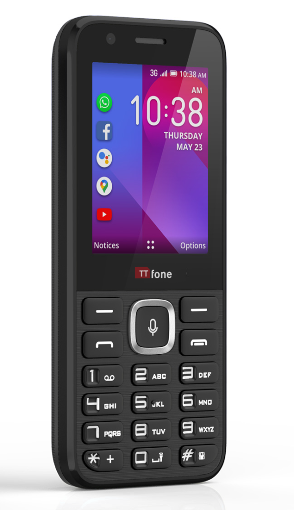 TTfone TT240 Whatsapp Mobile Phone 3G KaiOS - Pay As You Go (Vodafone Pay As You Go)