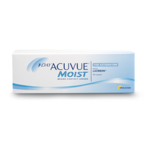 Acuvue Moist with LACREON (1 day toric for astigmatism).