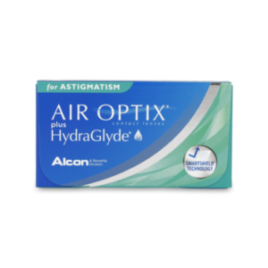 Air Optix HydraGlyde (Toric for astigmatism).