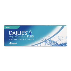 Dailies AquaComfort Plus (1 day toric for astigmatism).