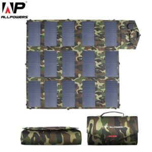 ALLPOWERS 100W Solar Panel Camouflage Color Charger.