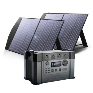 ALLPOWERS Solar Generator 2400W(ALLPOWERS 2400W + 2pcs SolarPanel 100W) for Motorhome