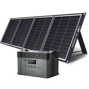 ALLPOWERS S2000 Portable Power Station + 2pcs 200W Solar Panel.
