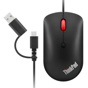 Lenovo ThinkPad USB-C Wired Compact Mouse USD 9.74