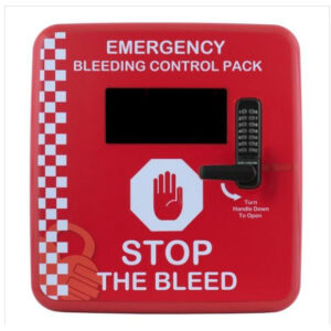Bleed Control Cabinet - Locked - Red.