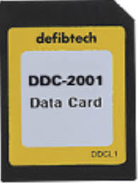 Defibtech Lifeline View Data Card.