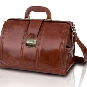 Elite Traditional Doctors Bag - Brown Leather.