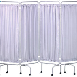 Medical Screen & Curtains White Epoxy Frame.
