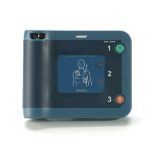 Philips HeartStart FRx Semi Automatic Defibrillator with Standard Carry Case and Child Key.