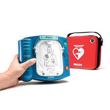 Philips Heartstart HS1 semi-automatic AED with Slim Carry Case.