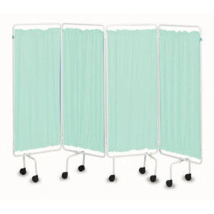 Plastic Screen Curtains (Set of 4) Green.