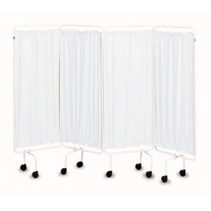 Plastic Screen Curtains (Set of 4) White.