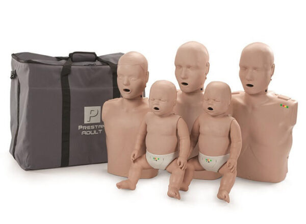 Prestan Professional Training Manikin Family with CPR Monitors/Lung Bags (Pk 5).