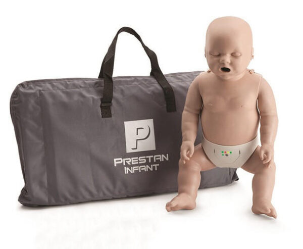 Prestan Professional Training Manikin Infant with CPR Monitor inc 10 Lung Bag.