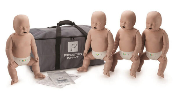 Prestan Professional Training Manikins Infant with CPR Monitor inc 50 Lung Bags.