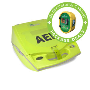 Zoll AED Plus Fully Automatic Defibrillator & Defibsafe2 Cabinet.