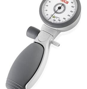 seca b11 manual blood pressure monitor made of medical plastic for right-handed and left-handed users.