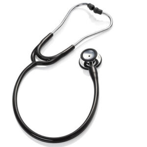seca s20 stethoscope with a standard membrane side and a bell side as well as a two-channel tube.