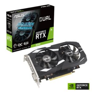 ASUS Dual GeForce RTX 3050 OC Edition 6GB GDDR6 graphic Card