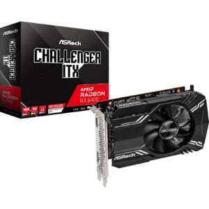 ASRock Radeon RX 6400 Challenger ITX 4GB Graphics Card