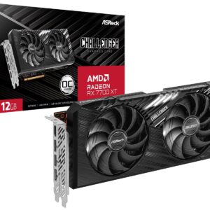 ASRock Radeon RX 7700 XT Challenger OC 12GB GDDR6 Graphics Card