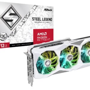 ASRock Radeon RX 7700 XT Steel Legend OC 12GB Graphics Card