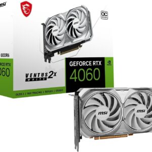 MSI GeForce RTX 4060 Ventus 2X OC 8GB GDDR6 Graphics Card