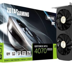 Zotac GeForce RTX 4070 SUPER Twin Edge OC 12GB GDDR6X Graphics Card