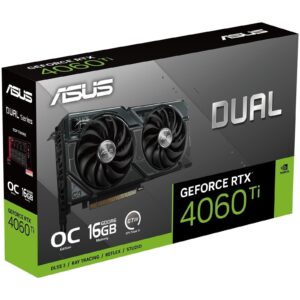 ASUS GeForce RTX 4060 Ti Dual OC 16GB GDDR6 Graphics Card